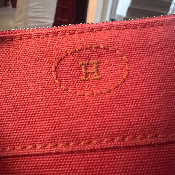 Authentic Hermès Mini Toile Bolide Case pouch - Picture 11 of 13